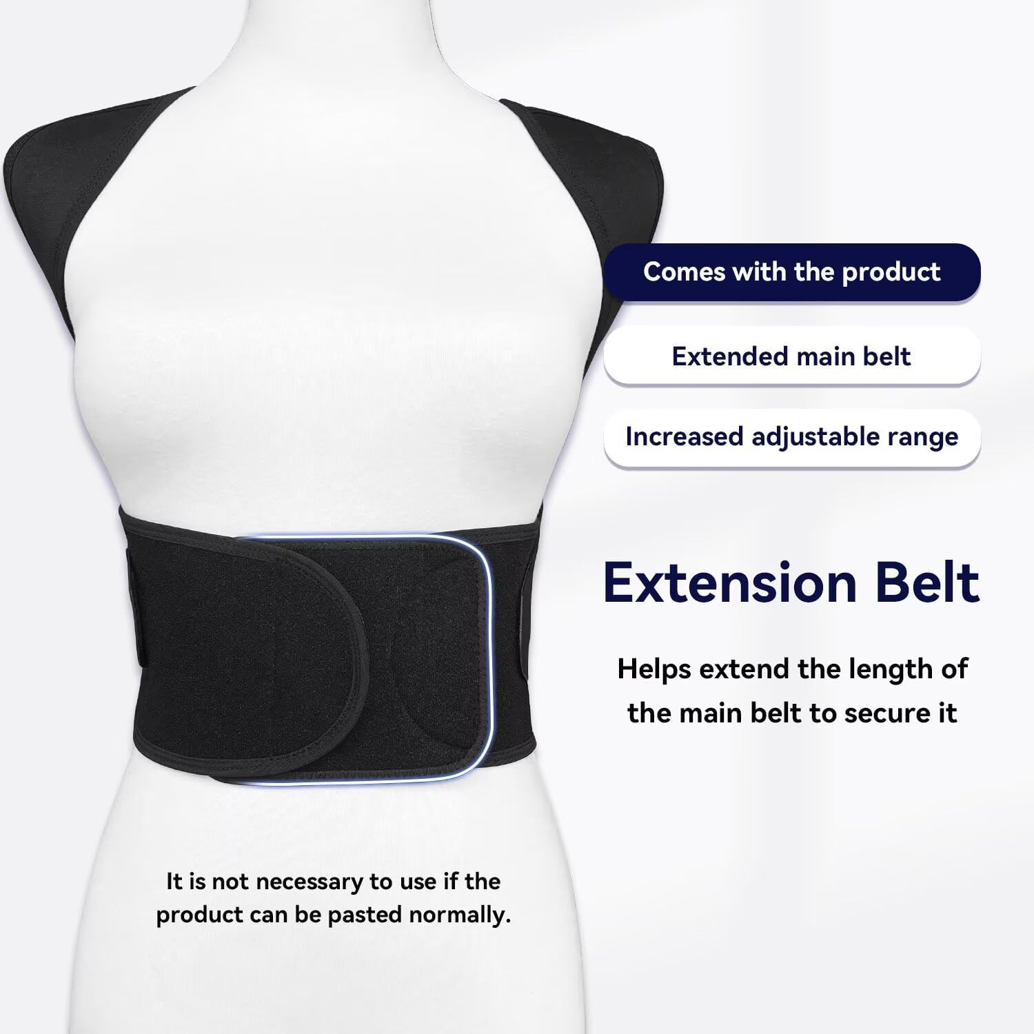 Posture Corrector for Women and Men – Back, Neck & Shoulder Support
