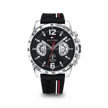 Tommy Hilfiger  Black Rubber Strap