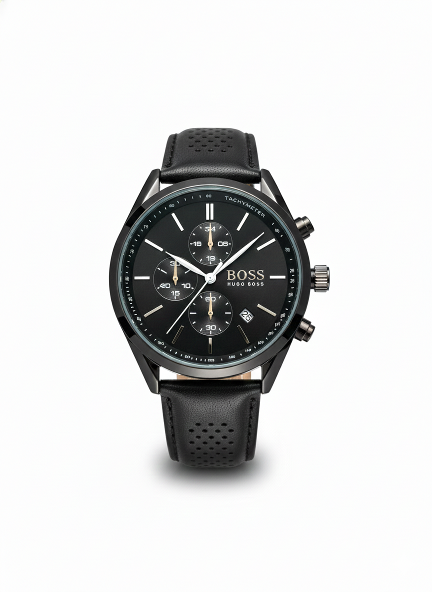 Boss watch leather