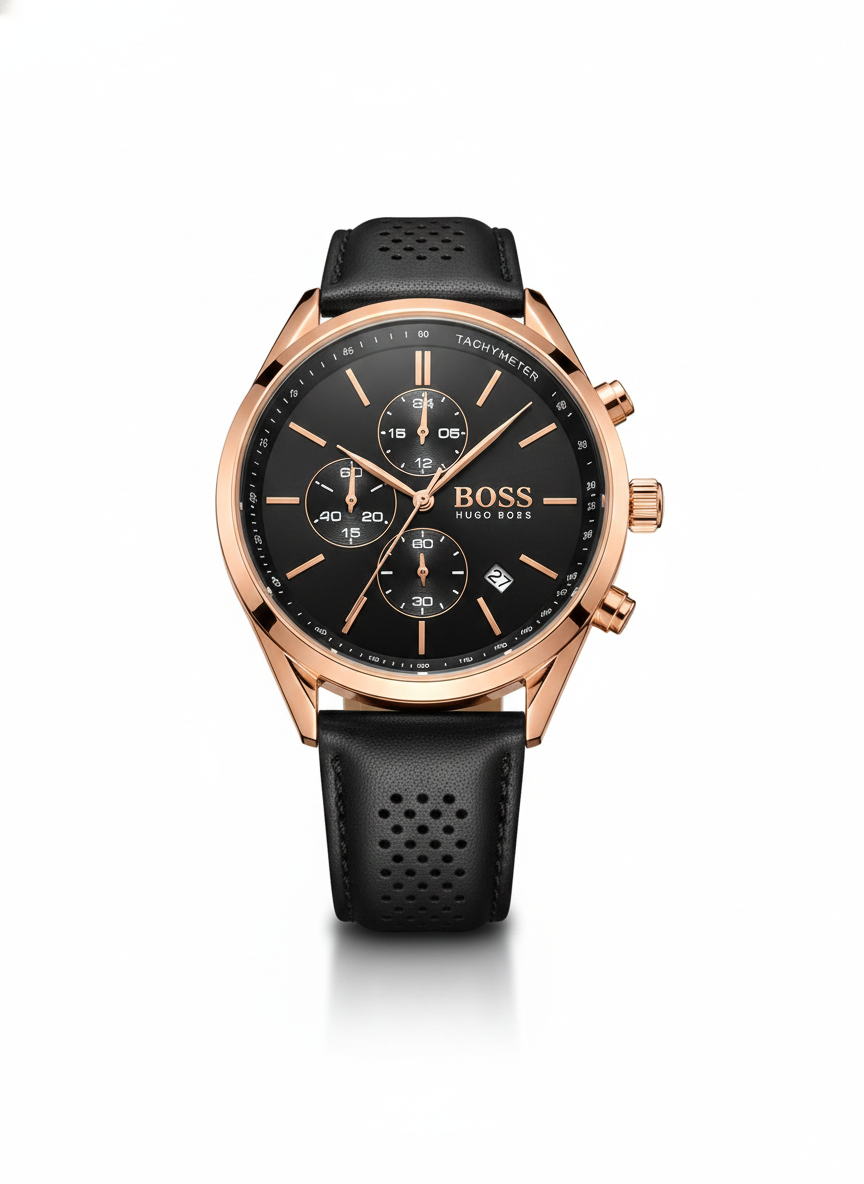 Boss watch leather