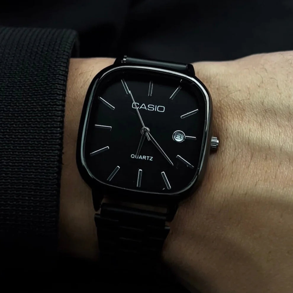 Casio square full black