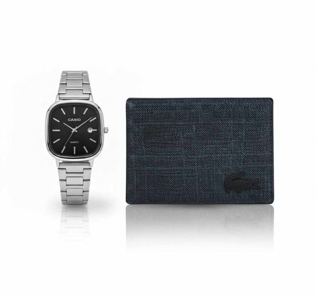 Casio square & blue lacoste bundle
