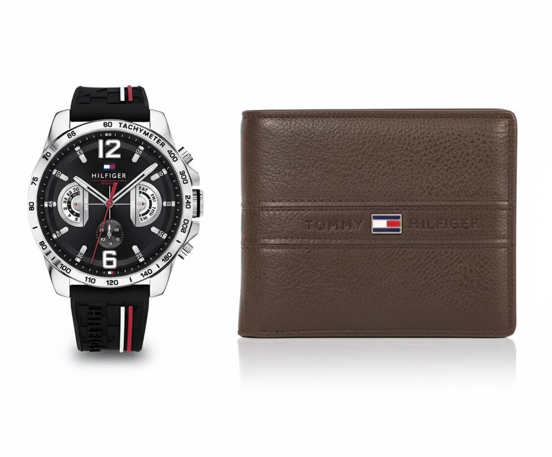 Tommy & leather wallet bundle